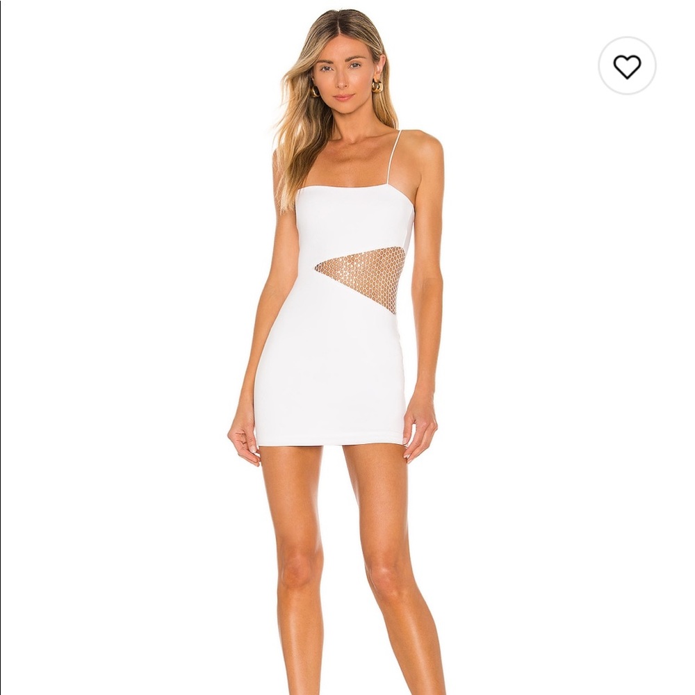 Revolve white mini dress